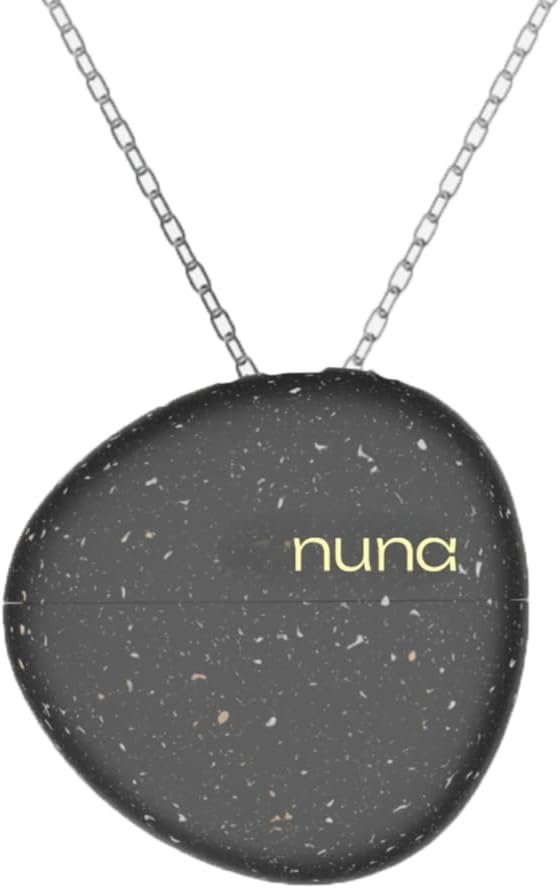 PieX Nuna – Pendant Emotion Tracking Necklace with Mood Visualization, Auo-Journaling and Meditation Support – Black – (2025)