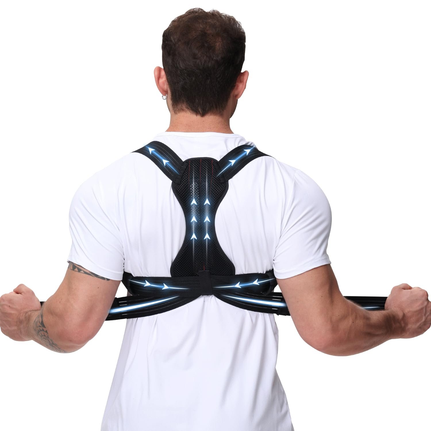 Posture Corrector for Men and Women, Adjustable Back Brace for Back, Neck and Shoulder Pain Relief, Back Support for Posture Improving Scoliosis, Hunchback, Hump, Thoracic, Spine Corrector (Small)