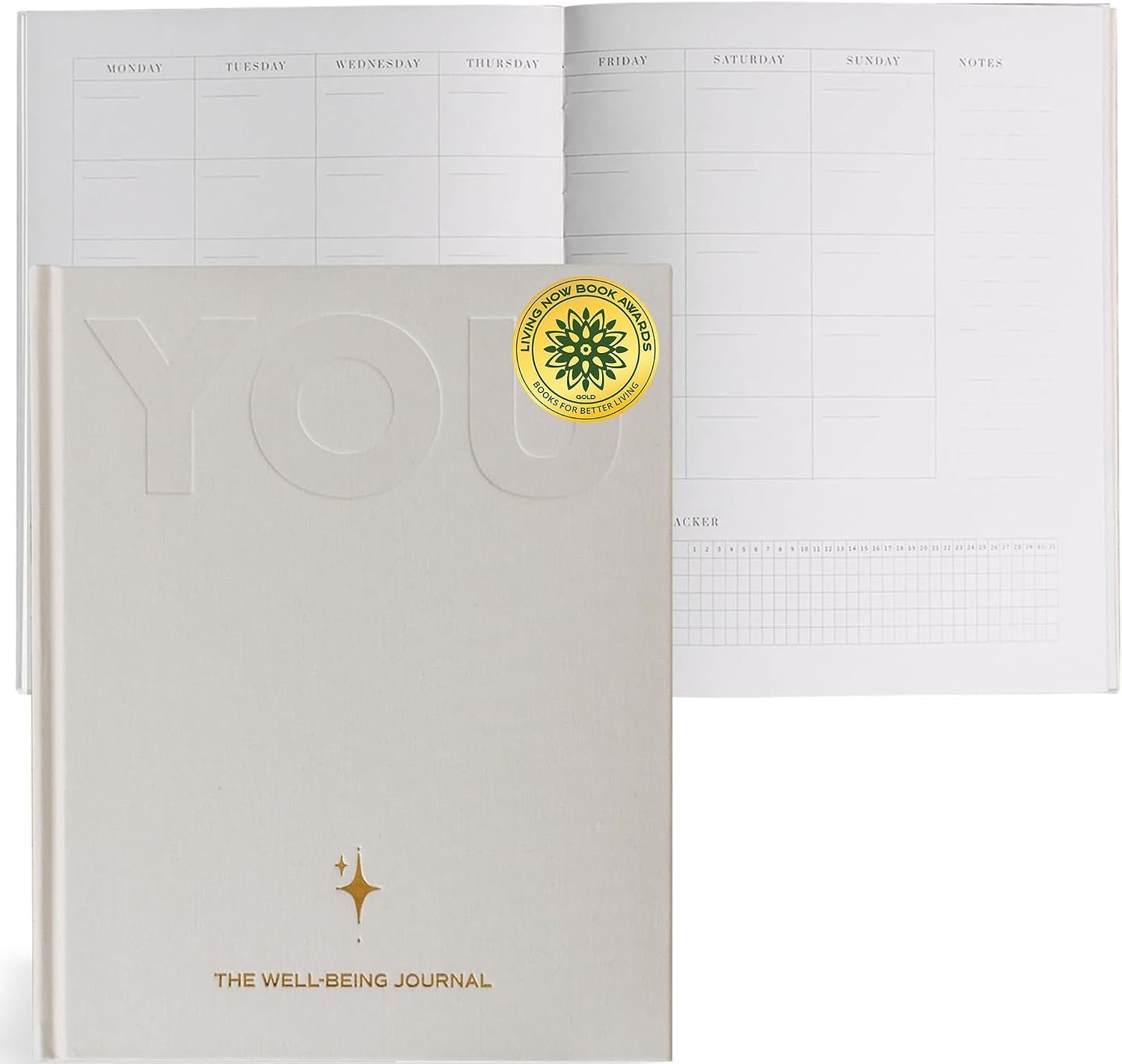 YOU Well-being Journal by Olive Page, Gold Winner Living Now Book Awards