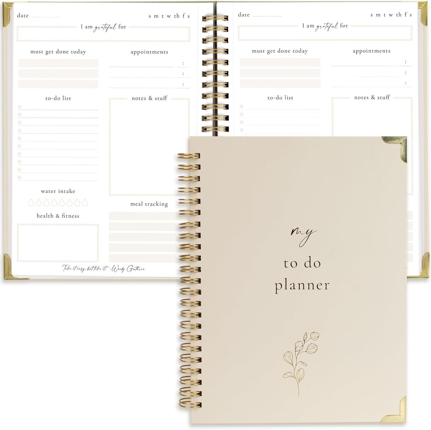Beautiful To Do List Notebook – Aesthetic Undated ADHD Daily Planner Gift