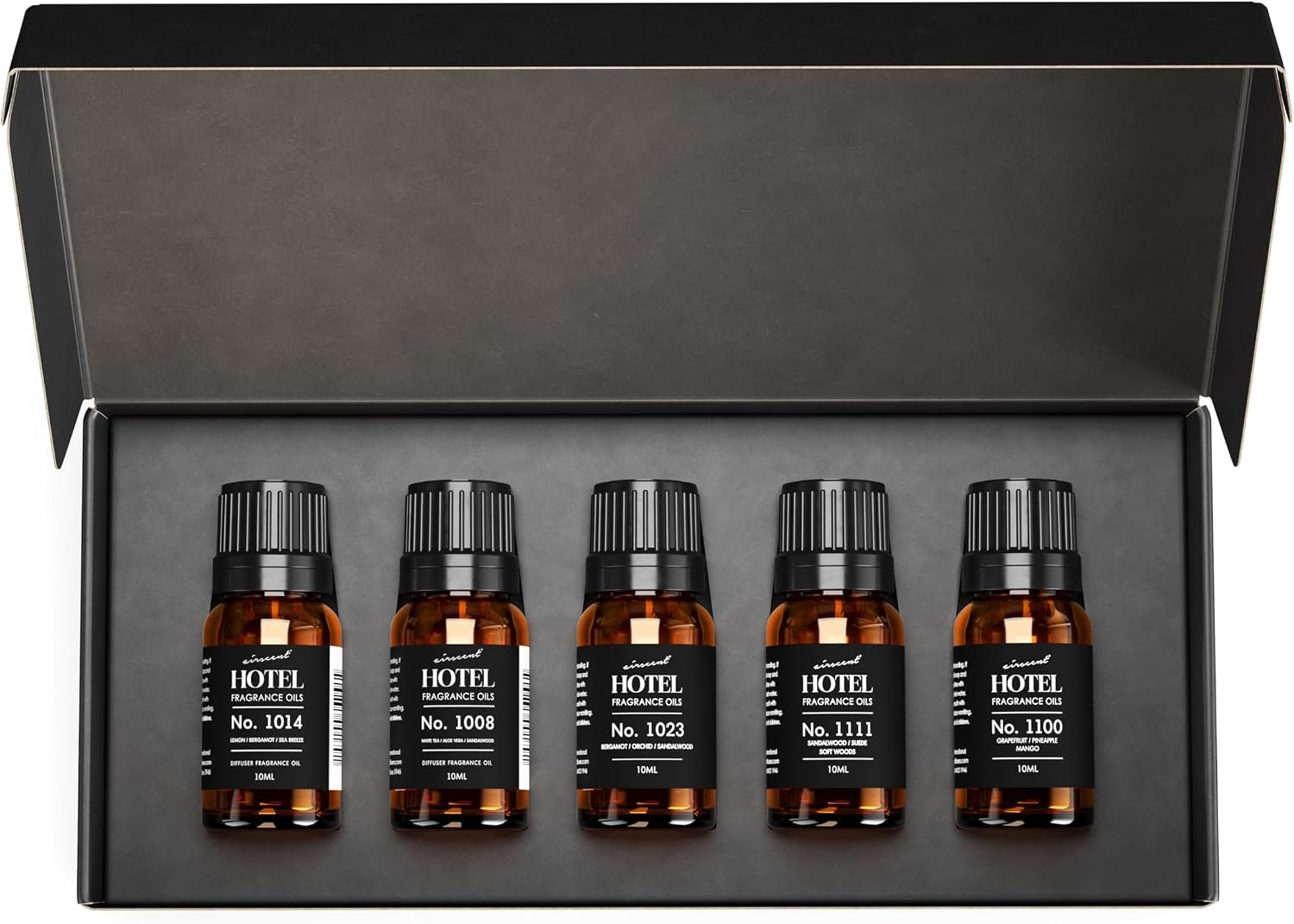 AirScent Hotel Diffuser Oil Gift Set – Buyers Best Picks 5 Pack – 10 mL