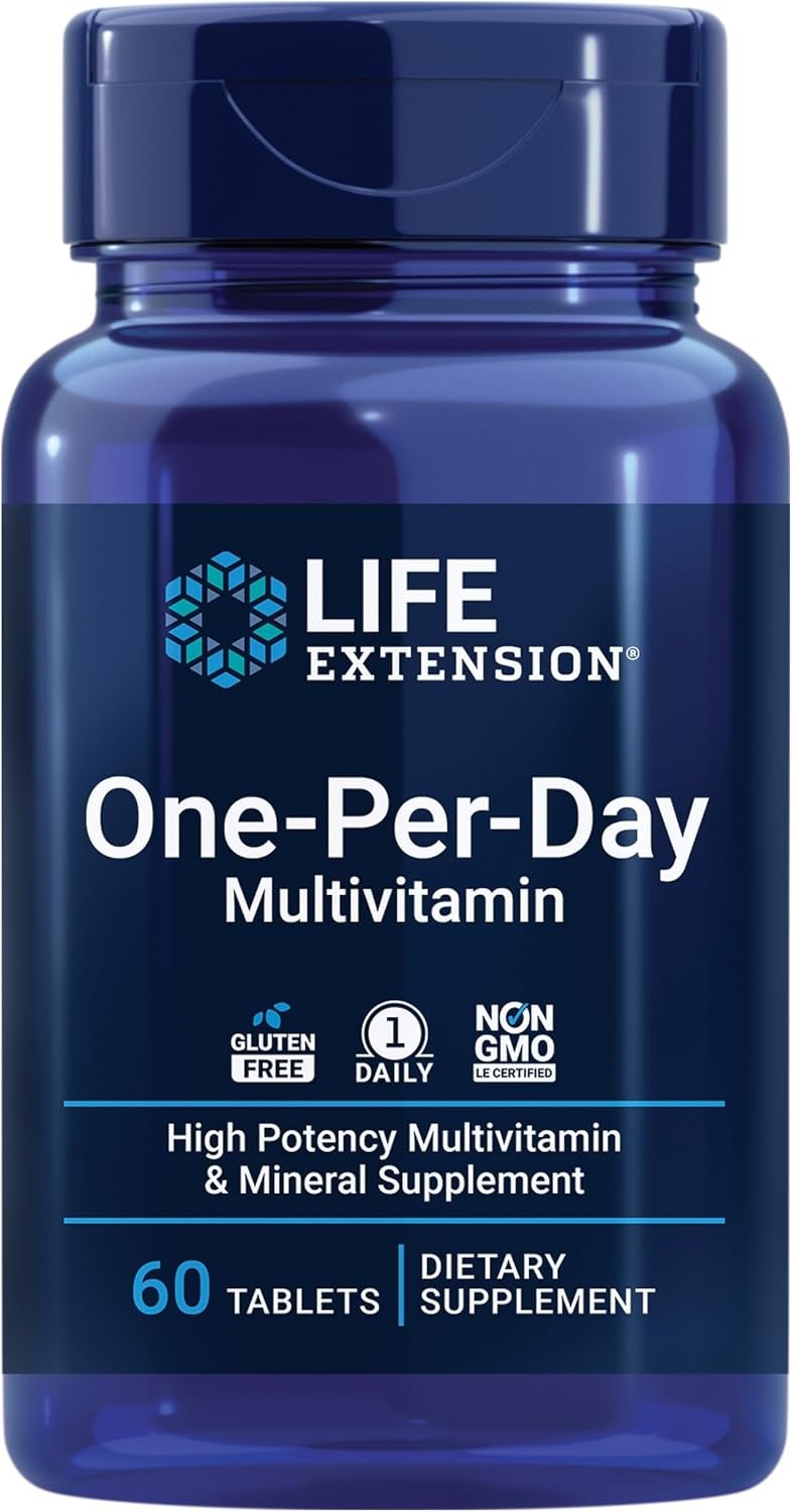 Life Extension One-Per-Day Multivitamin, 1-Daily, 60 Tablets