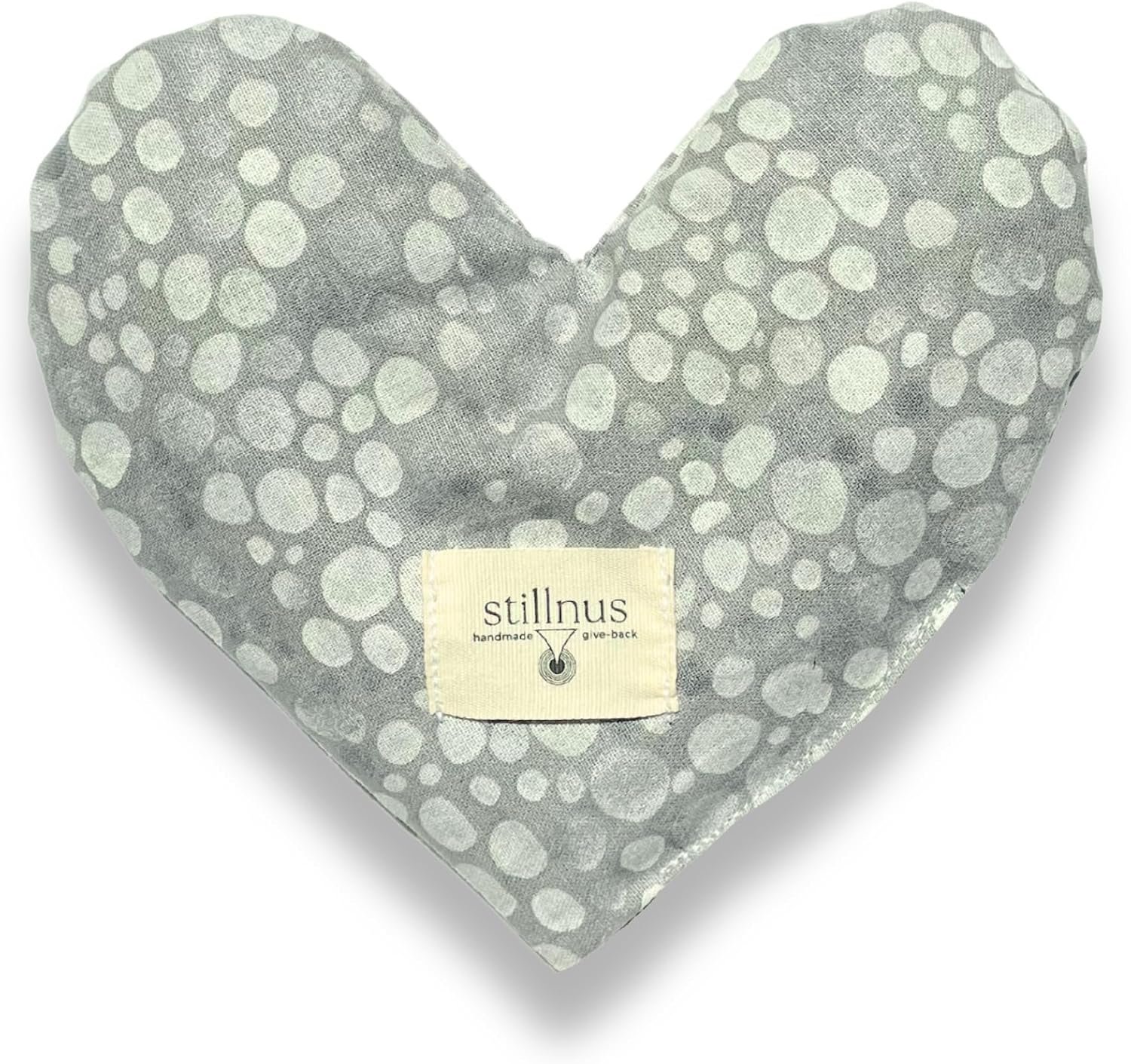 Stillnus Weighted Heart Eye Pillow & Eye Mask – Gift for Women, Pebble