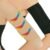 2 Pair Beauty Women Weight Loss Calories Slimming Arm Shaper Massager Lose Buster Wrap Belt Slimming Compression Arm Shaper Helps Tone Shape Upper Arms Sleeve, Black + Flesh Color
