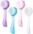 AUEAR, 4 Pack Face Brush for Cleansing and Facial Cleaning with Cap for Women and Girls Wash Makeup Massaging