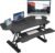 Mount-It! Standing Desk Converter 48″ Wide Sit Stand Extra Large Desk Riser