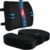 CushZone Seat Cushion and Lumbar Support Pillow for Office Chair, Black