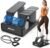 JOROTO Air Stepper Exercise Machine with LED Monitor and Resistance Bands, 300LB Capacity Stair Stepper, 5-Level Adjustable Resistance and Low-Impact Steppers for Exercise at Home