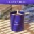 Lavender Scented Candle, 8 oz Soy Wax Jar Candle for Women, 45 Hour Burn