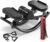 FineWay Upgraded Rock Stepper 2.0 for Exercise at Home, Rocking Stepper Side to Side, Low-Impact Knee-Friendly Exercise Machine with Resistance Bands, LCD Monitor & 330 LBS Capacity, Full Body Workout