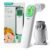 Ear Thermometer for Kids and Adults – Baby Thermometer FSA-HSA Eligible, Digital Infrared Thermometers 1S Reading, Accurate Forehead Termometro with Fever Alarm, 40 Memories (Green 1 Pack)
