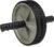 Champion Ab Roller Wheel, Dual Non-Skid Wheels (Grey/Black)