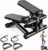 Sweetcrispy Mini Stair Stepper with Resistance Bands, Hydraulic Home Stepper Machine, 300 LBS Weight Capacity, Compact Cardio Equipment with LCD Monitor