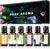 Pure Aroma Essential Oils Aromatherapy Set – 6 x 10ML Oils for Diffusers, Home Care, Candle Making Scents, Fragrance, Humidifiers, Gifts – Peppermint, Tea Tree, Lavender, Eucalyptus, Orange