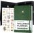 Clever Fox Wellness Journal Premium for Women, Workout & Food Forest Green
