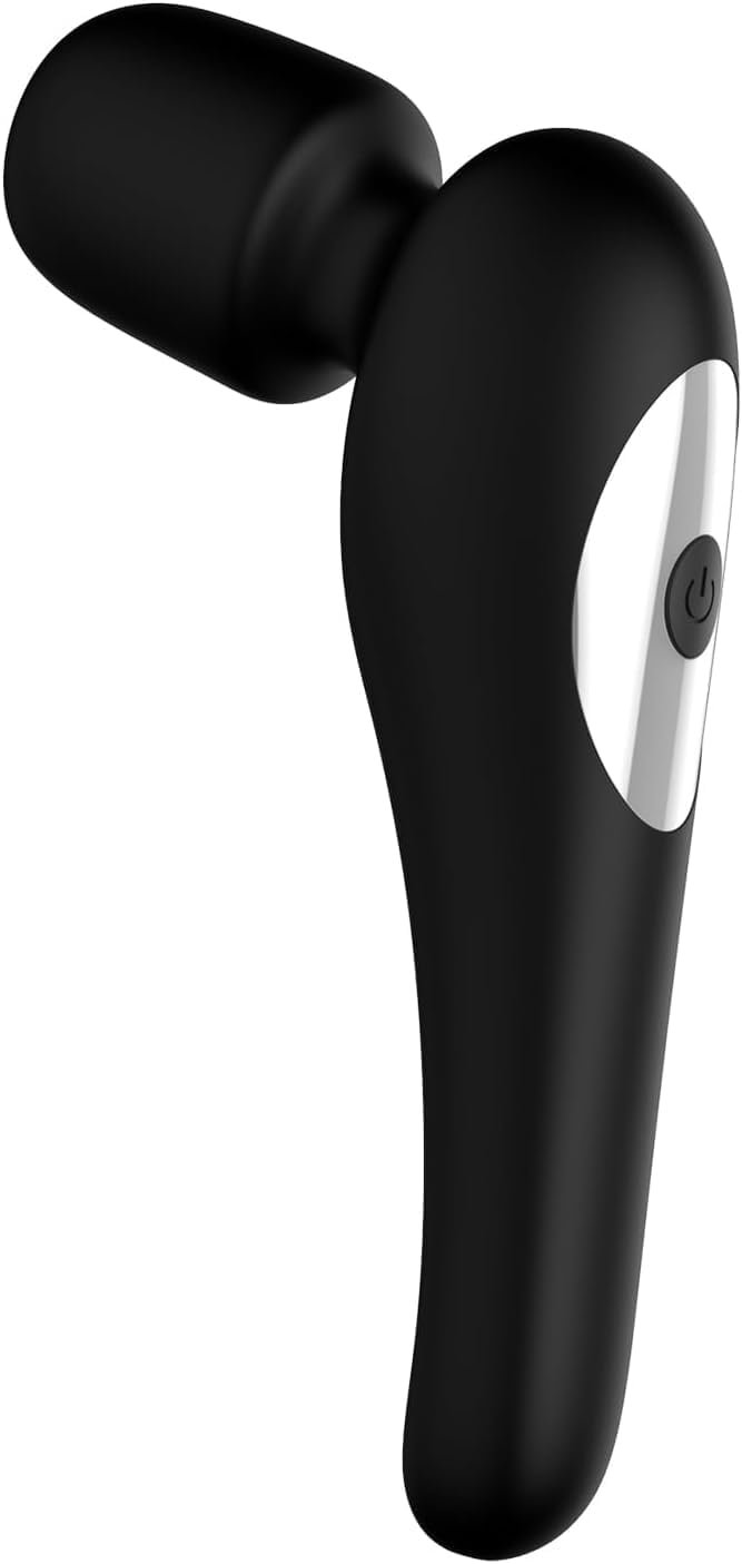 BLIKECH Upgrade Back Massager Relaxer Quite Waterproof Relieve Muscle Fatigue Prevent Muscle Tension Silicone Material Wrap Black