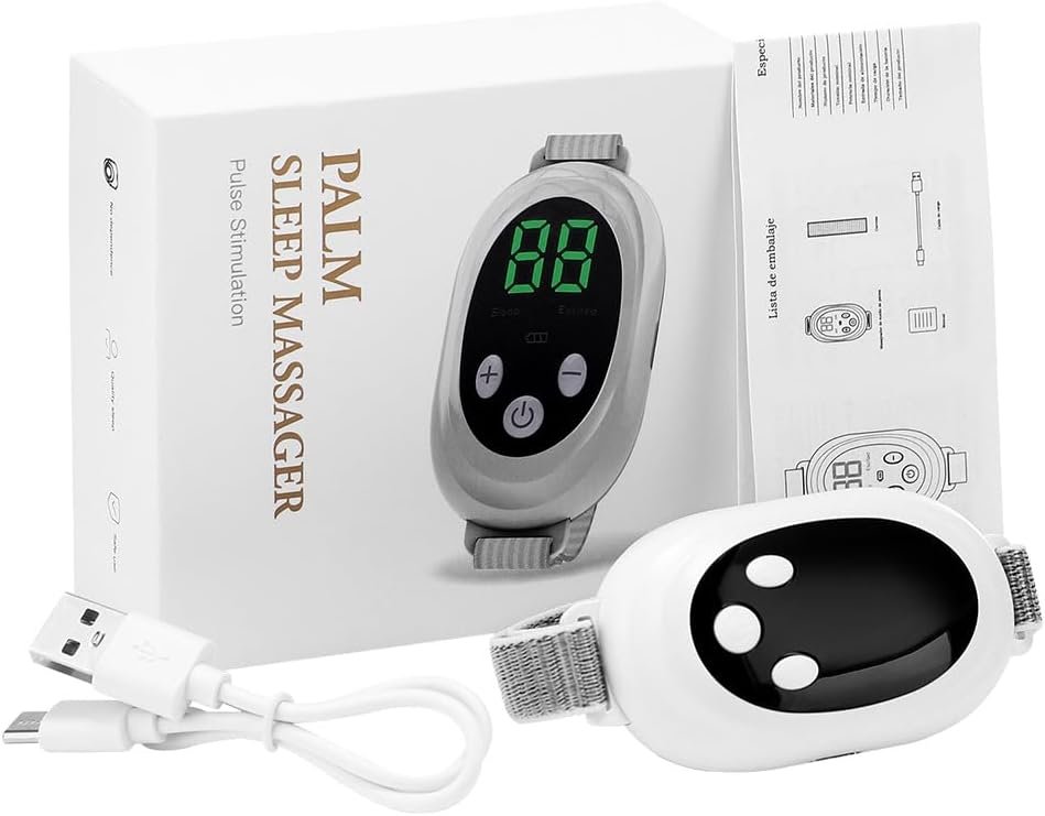 Sleep Aid Device Handheld Sleep Relaxation Wristband Insomnia Relief Anxiety Wellness Tool for Calm, Focus & Better Rest