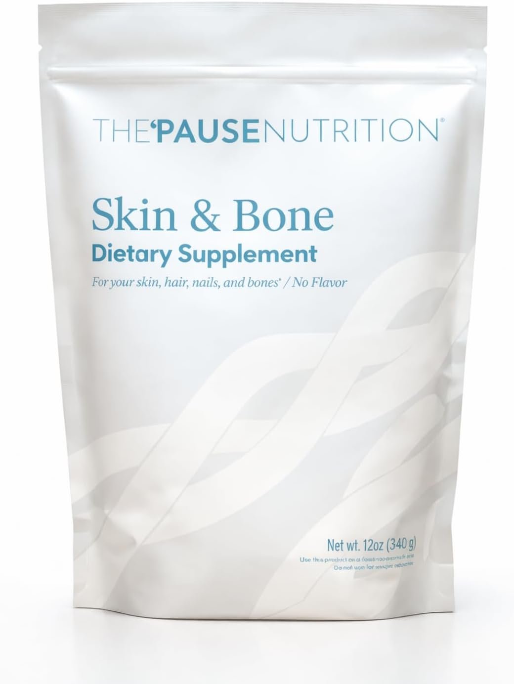 The ‘Pause Life Skin & Bone Collagen Peptides + Hyaluronic Acid, 12 OZ