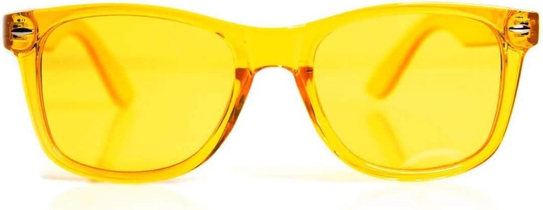 GloFX Yellow Color Therapy Glasses for Light Therapy and Mood Boosting, Chromotherapy
