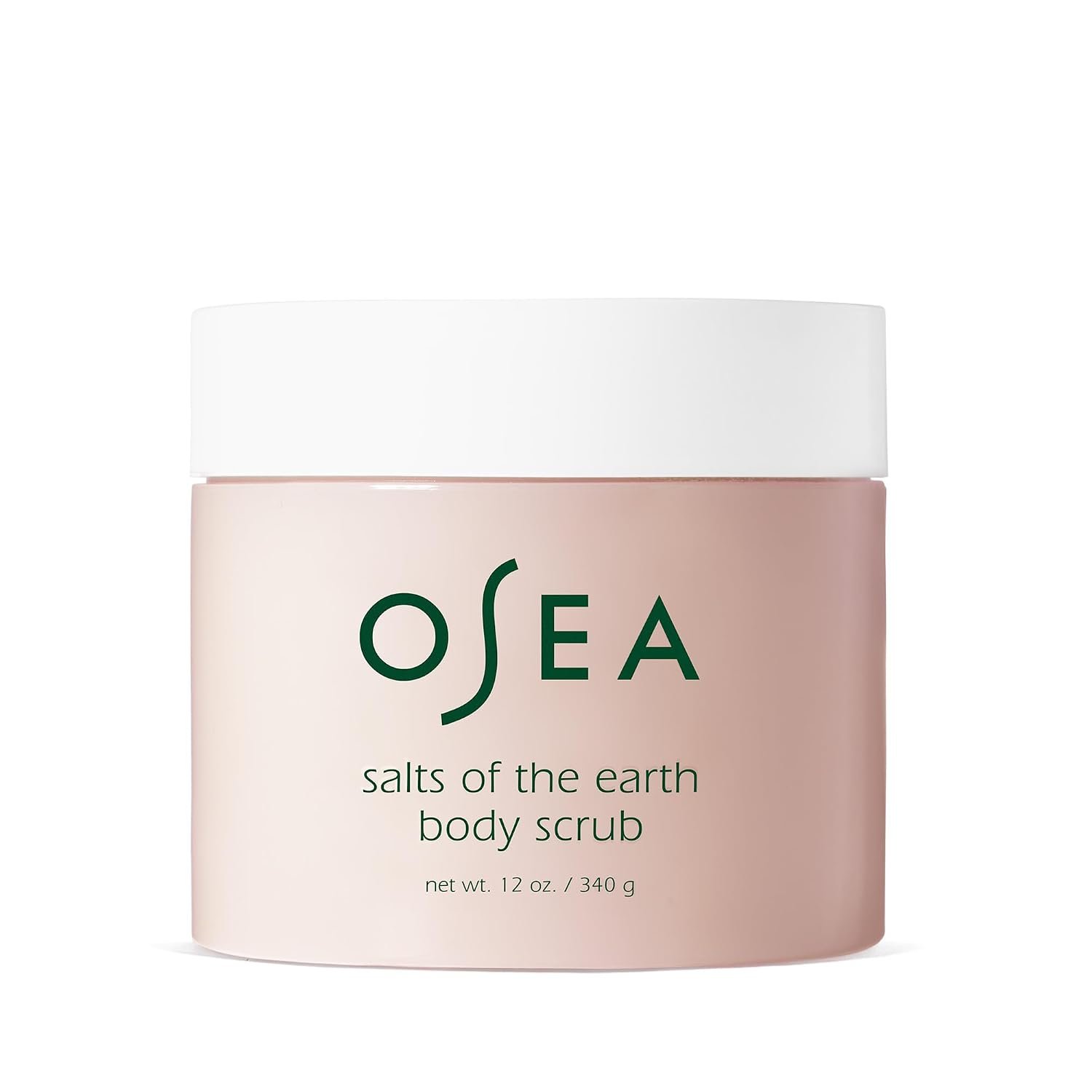 OSEA Salts of the Earth Body Scrub 12 oz – Pink Himalayan Salt Scrub – Gentle Body Exfoliation Skincare – Ideal Spa Gift for Pampering – Clean Beauty & Vegan Body Care