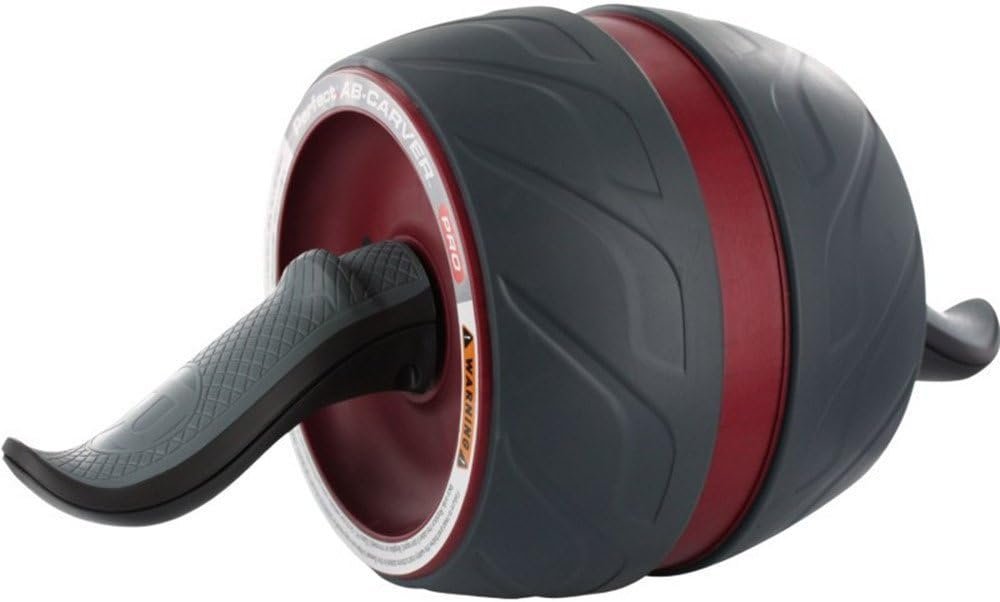 Perfect Fitness Ab Carver Roller Wheel With Built In Spring Resistance, At Home Core Workout Equipment