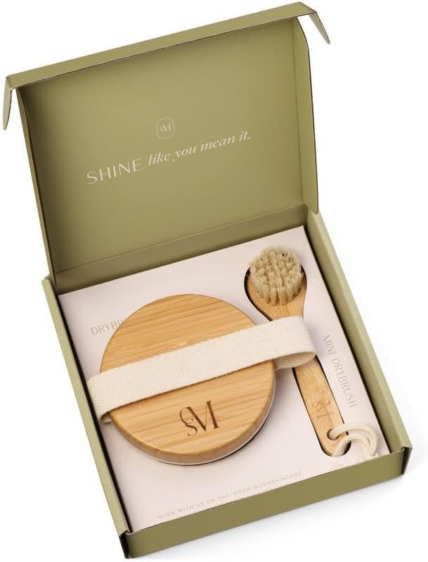 CSM Dry Brushing Body & Face Brushes, 2 Brush Set