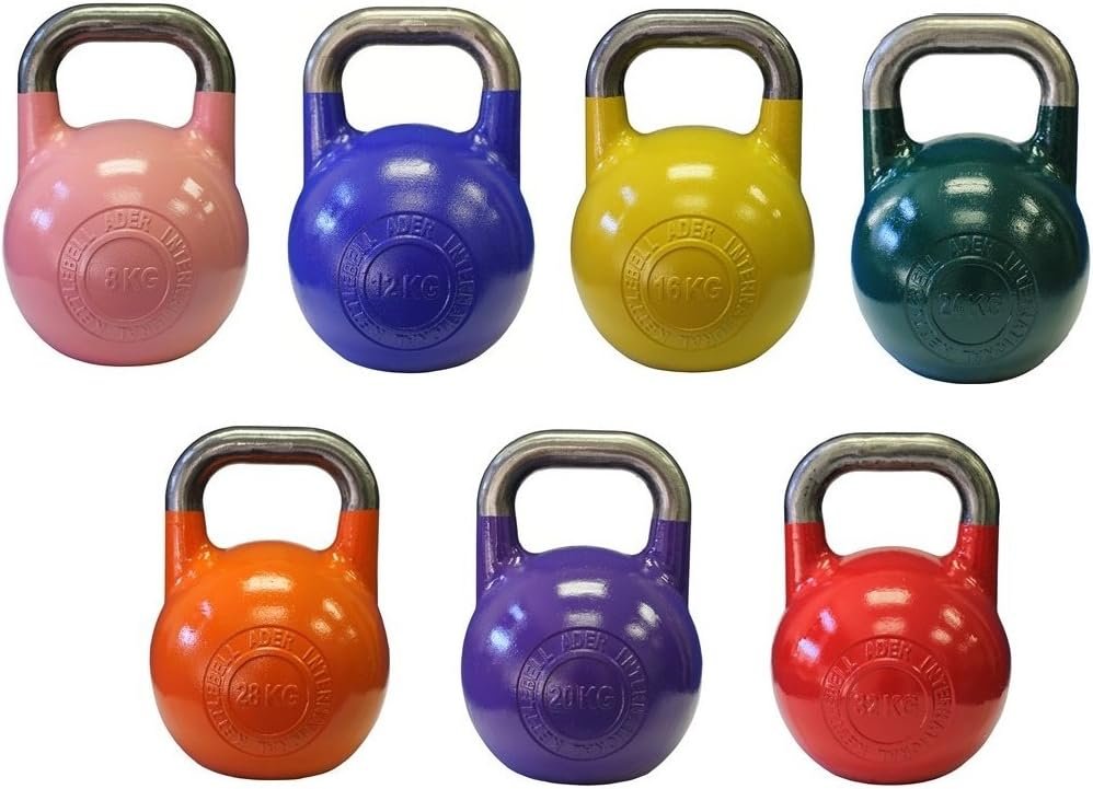 Ader Pro-Grade Int’l Kettlebell 8kg,12kg,16kg,20kg,24kg,28kg,32kg