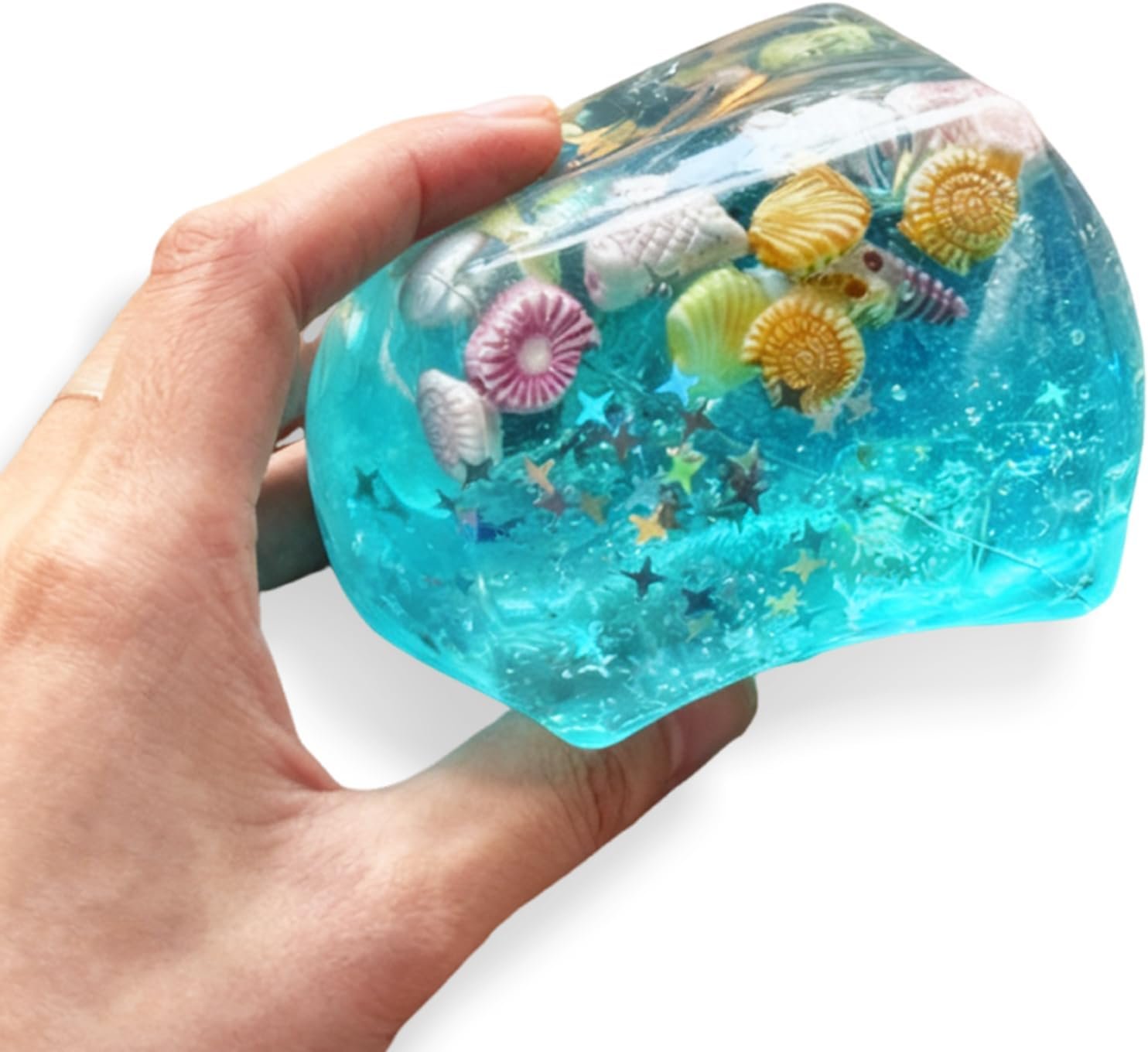 Stress Balls Fidget Toys, 2026 New Squeeze Marine Style Shells, Soft Slow Rise Stress Relief Toys for Adults Teenage Classroom Prizes