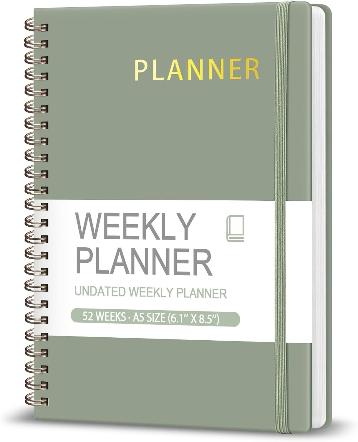 Undated Weekly Planner, Weekly To Do List Notebook, Daily Planner