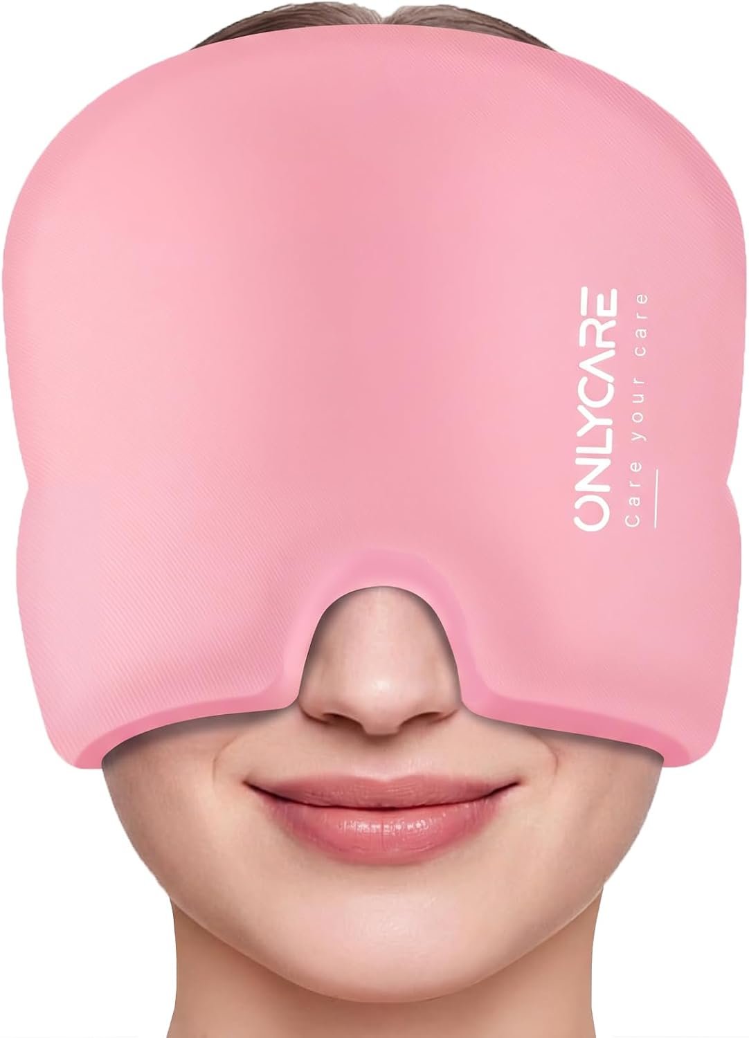 ONLYCARE Migraine Relief Cap for Women, Headache Relief Cold Cap Ice Mask