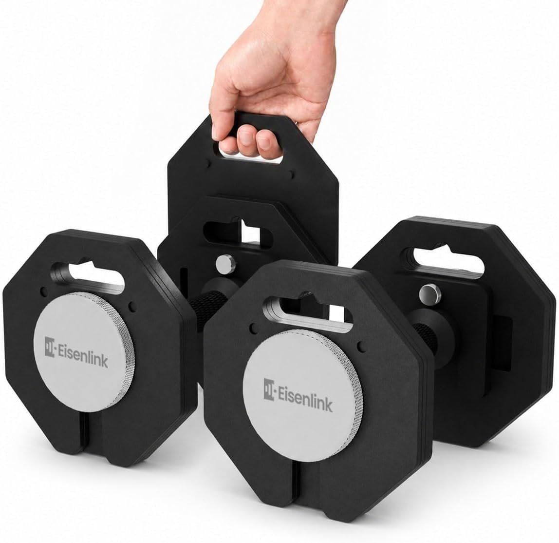 Eisenlink Adjustable Dumbbells, 12.5-30/50/80/90lb, 2.5pound Increments