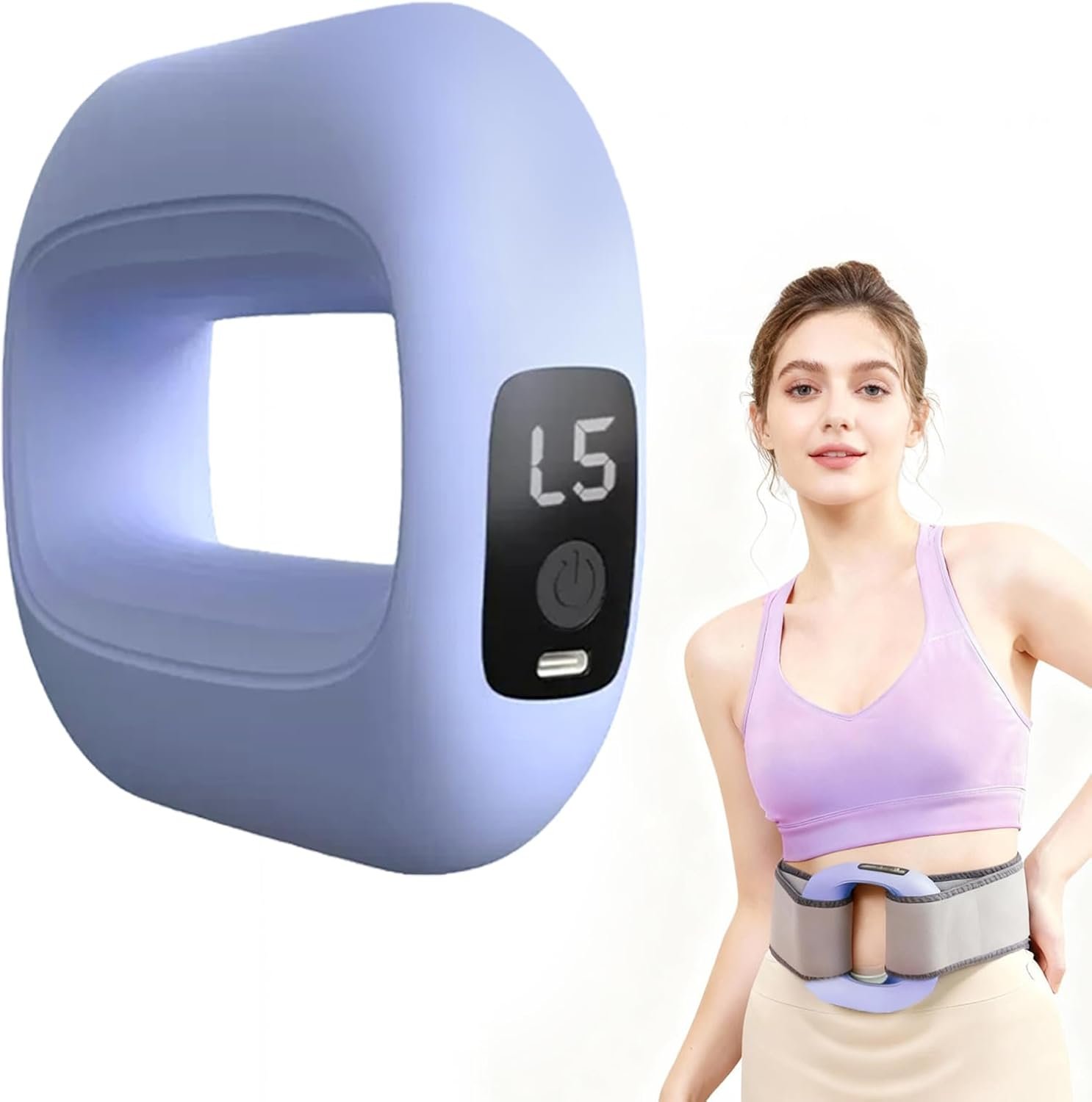 Electric Fascia Massage Ring, 5-Speed Adjustable Vibration Massager