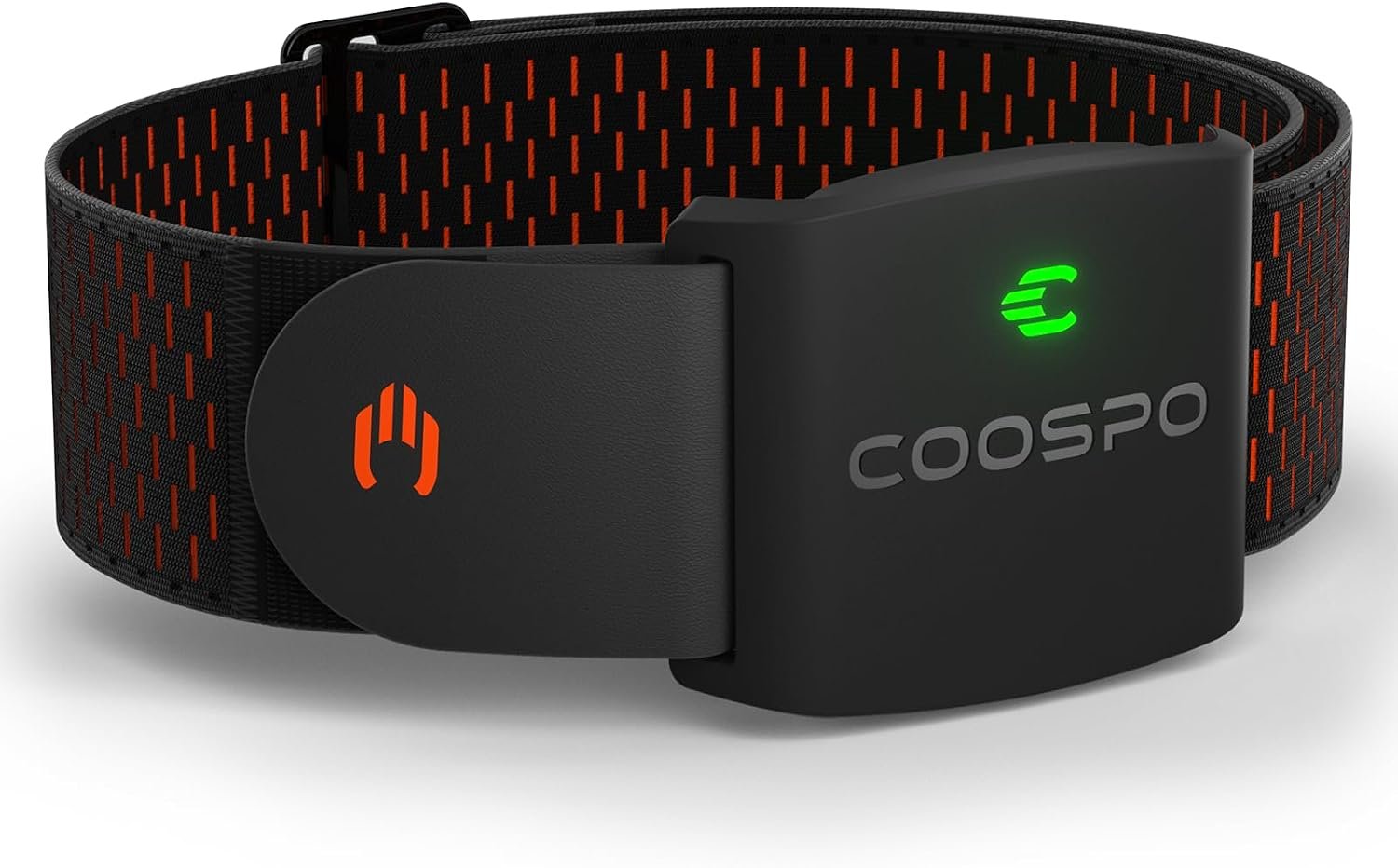 COOSPO HW9 Bluetooth 5.0 ANT+ Heart Rate Monitor Armband with HR Zones/Calories Burned, Optical HRM Sensor for Fitness Training/Cycling/Running,Compatible with Peloton,DDP Yoga,Wahoo