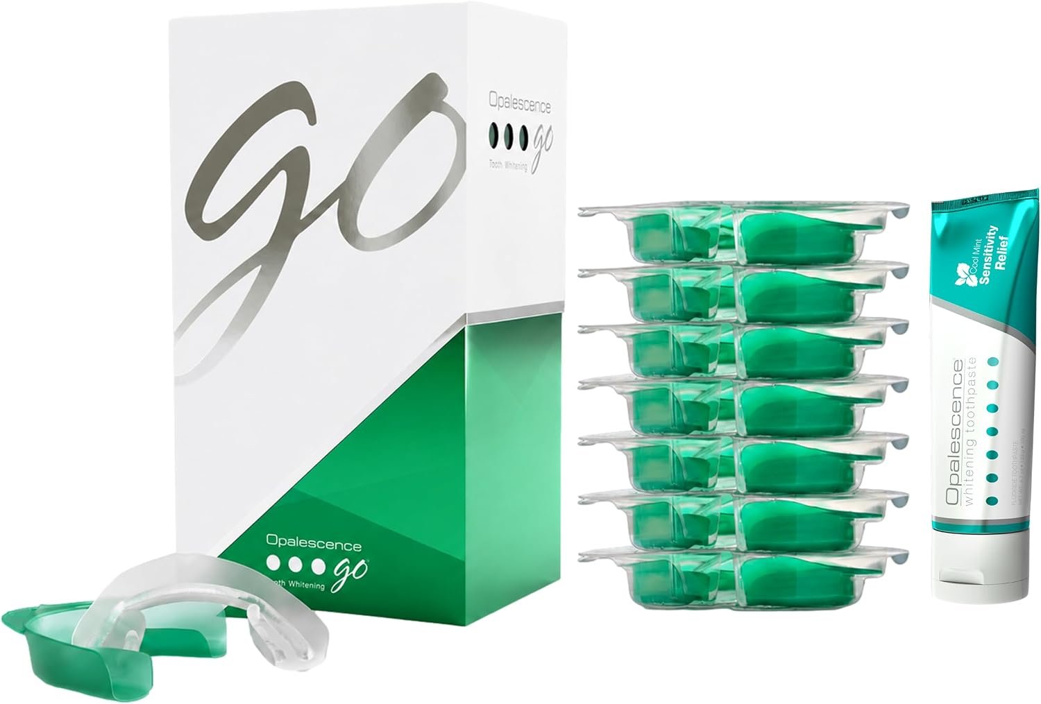Opalescence GO 15 Mint Whitening Bundle (7 Treatments) & Toothpaste – 6288