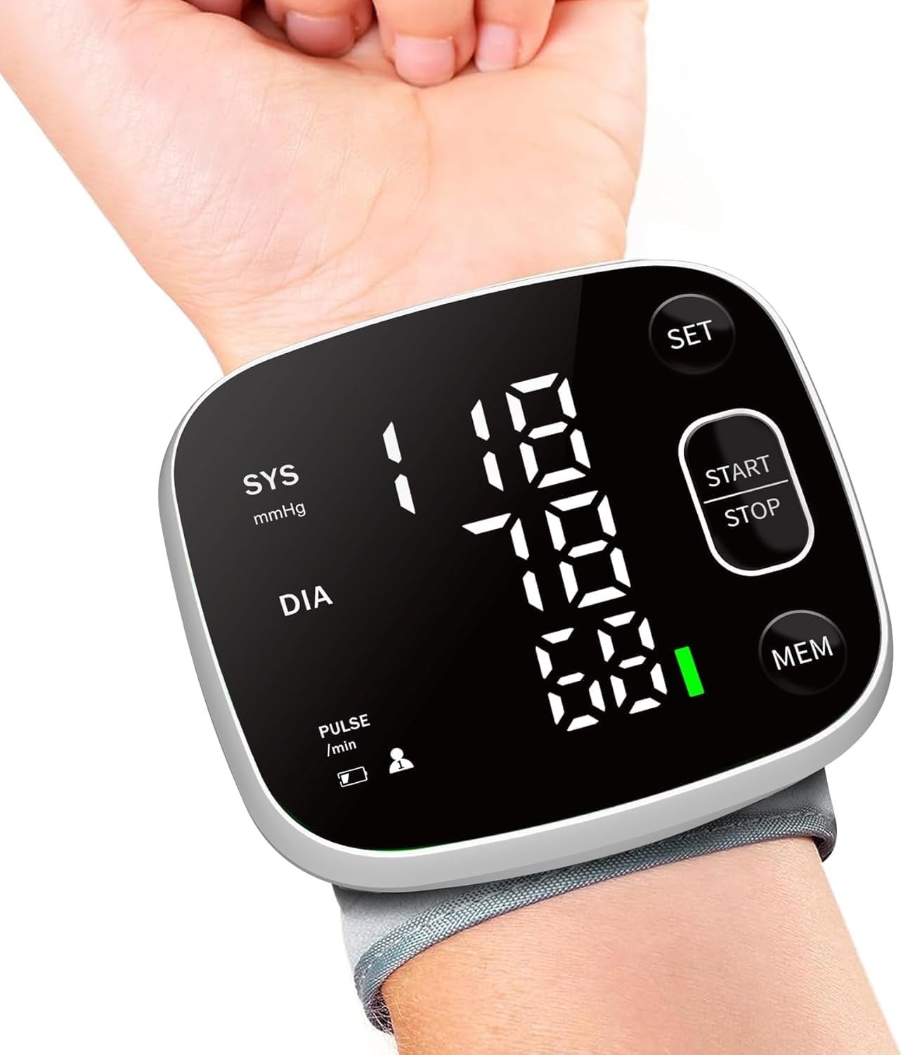 Blood Pressure Monitor Rechargeable for Home Use with Carrying Case