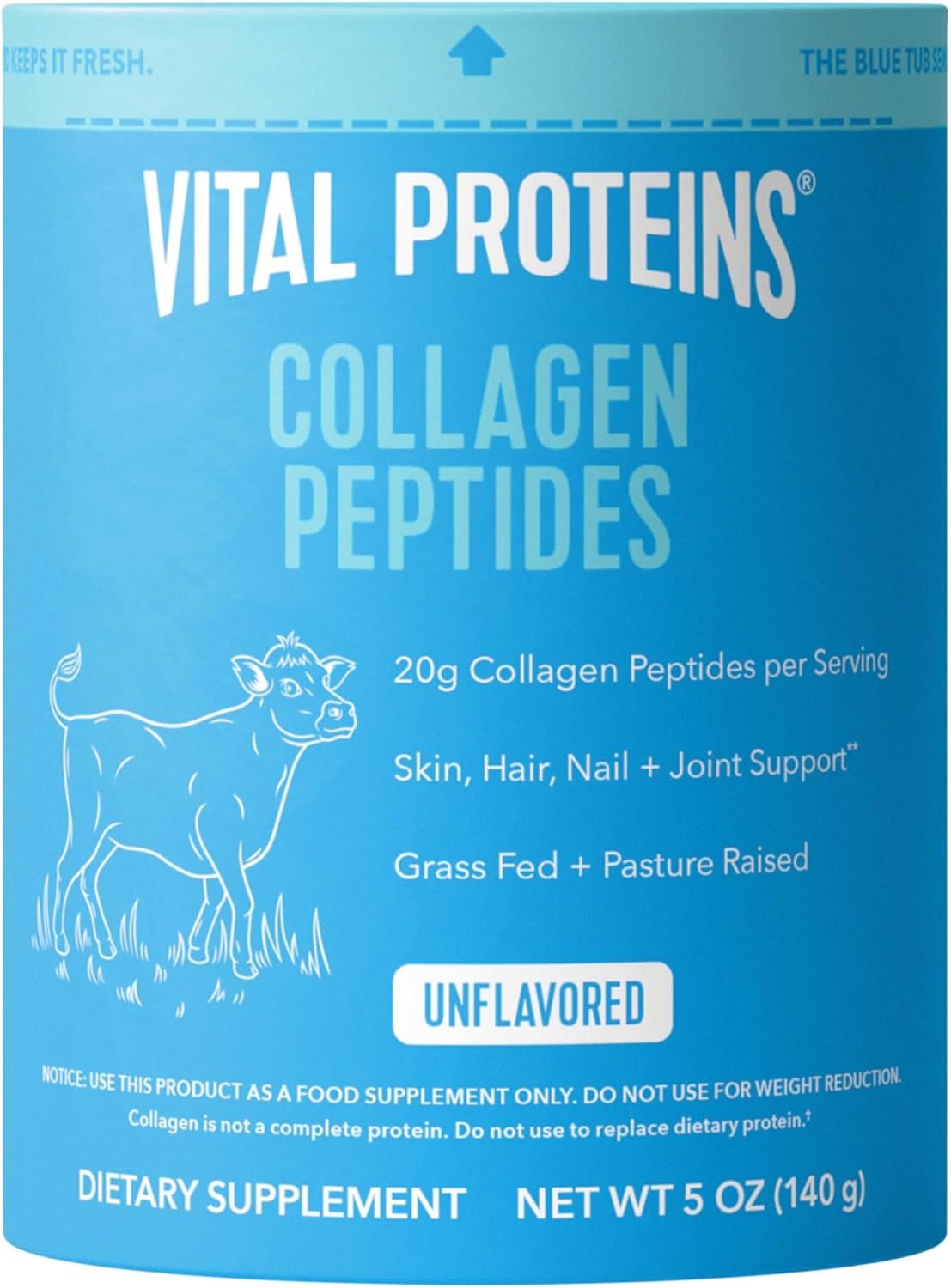 Vital Proteins Collagen Peptides Powder, Unflavored, 5oz