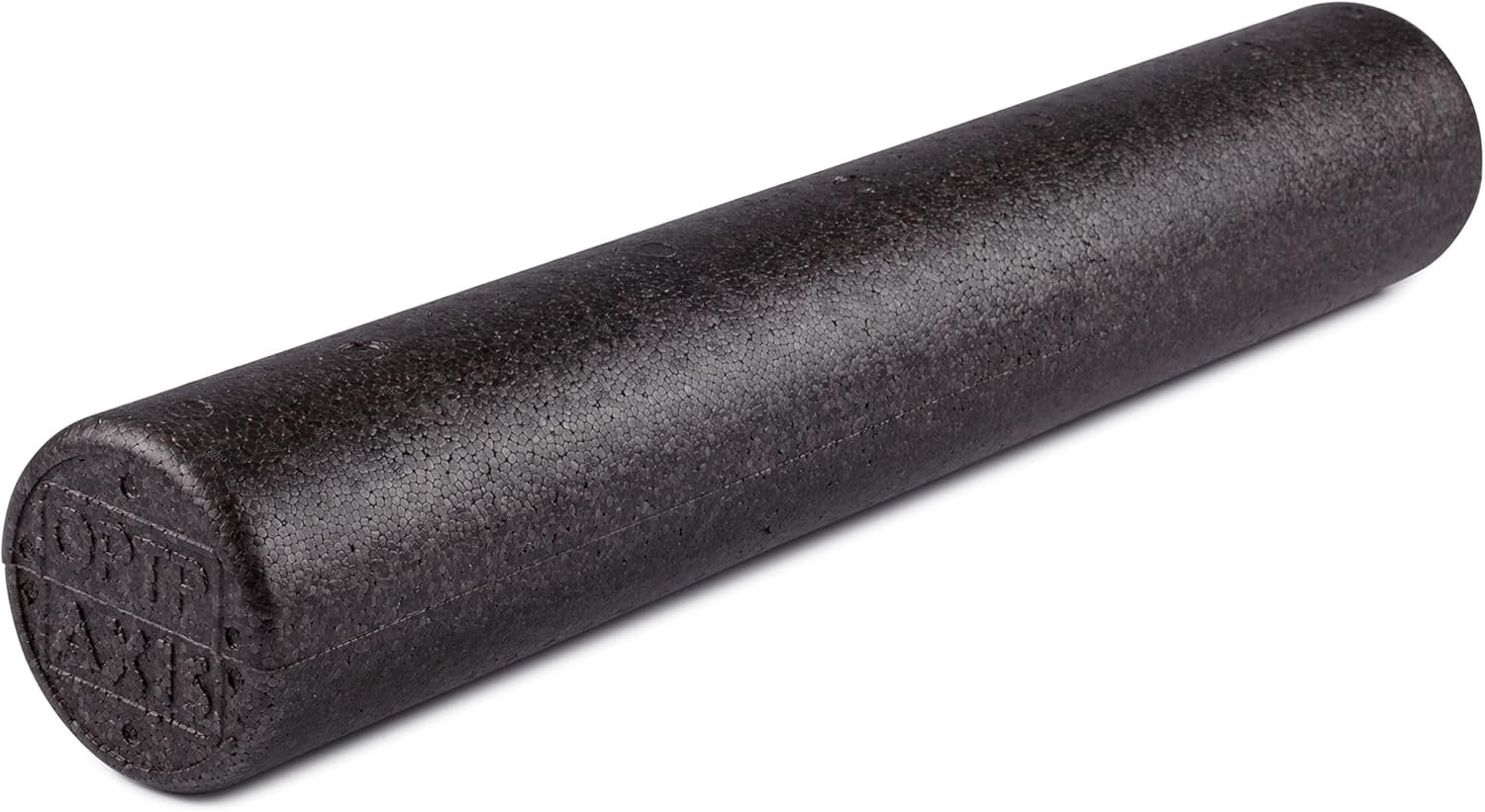 OPTP AXIS Firm Density Foam Roller – Round, Black, 36″ x 6″