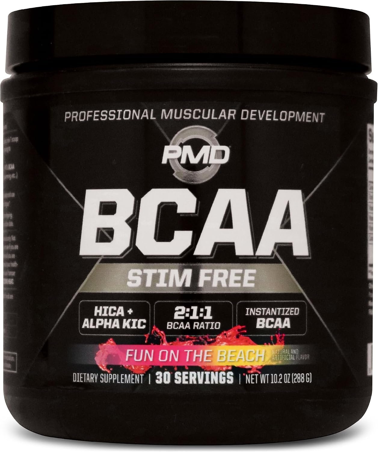 PMD Sports BCAA Stim-Free Fun On The Beach Flavor – 30 Servings