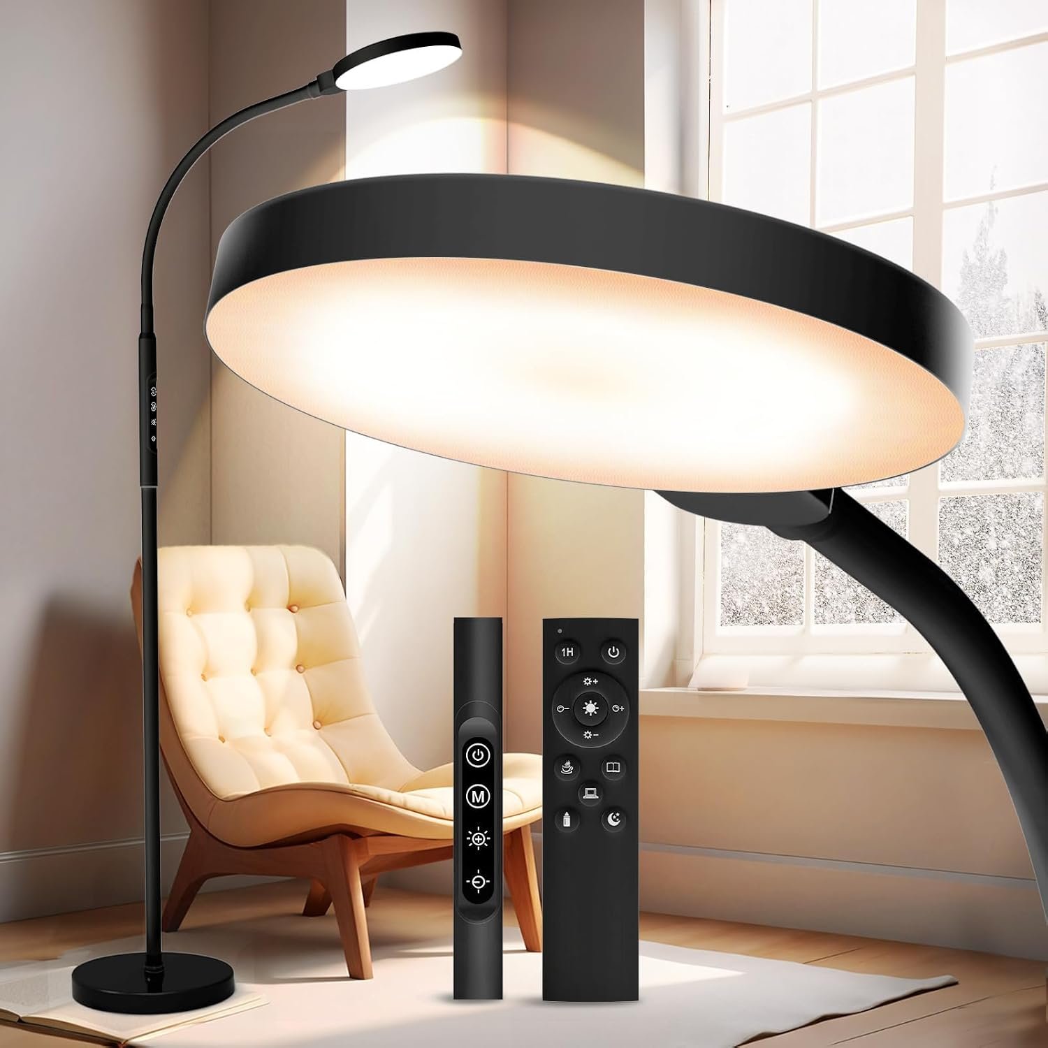 Light Therapy Lamp, 3 in 1 Therapy Floor Lighting, 11000 Lux