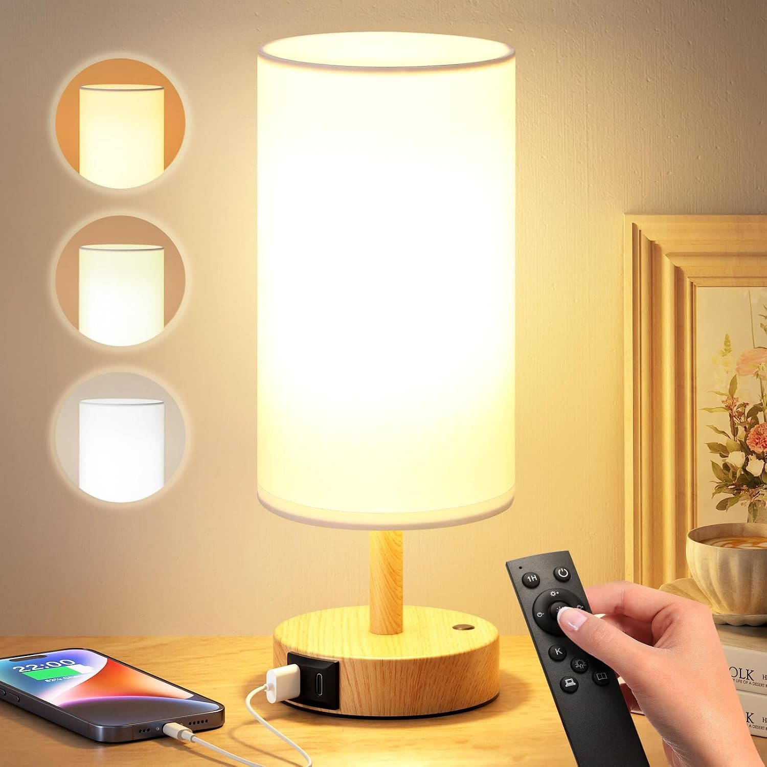 Dicoool Light Therapy Lamp 10000 Lux – Happy Sunlight Lamp for Mood Boost