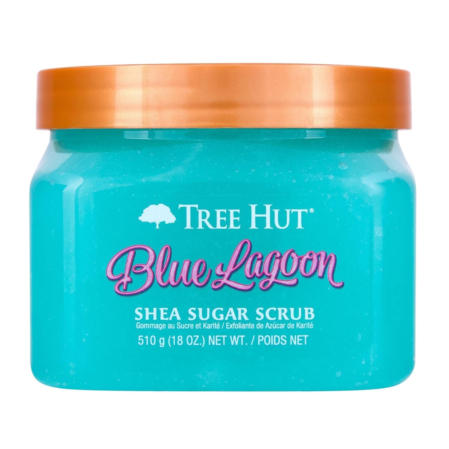 Tree Hut Shea Sugar Scrub, Blue Lagoon, 18 oz