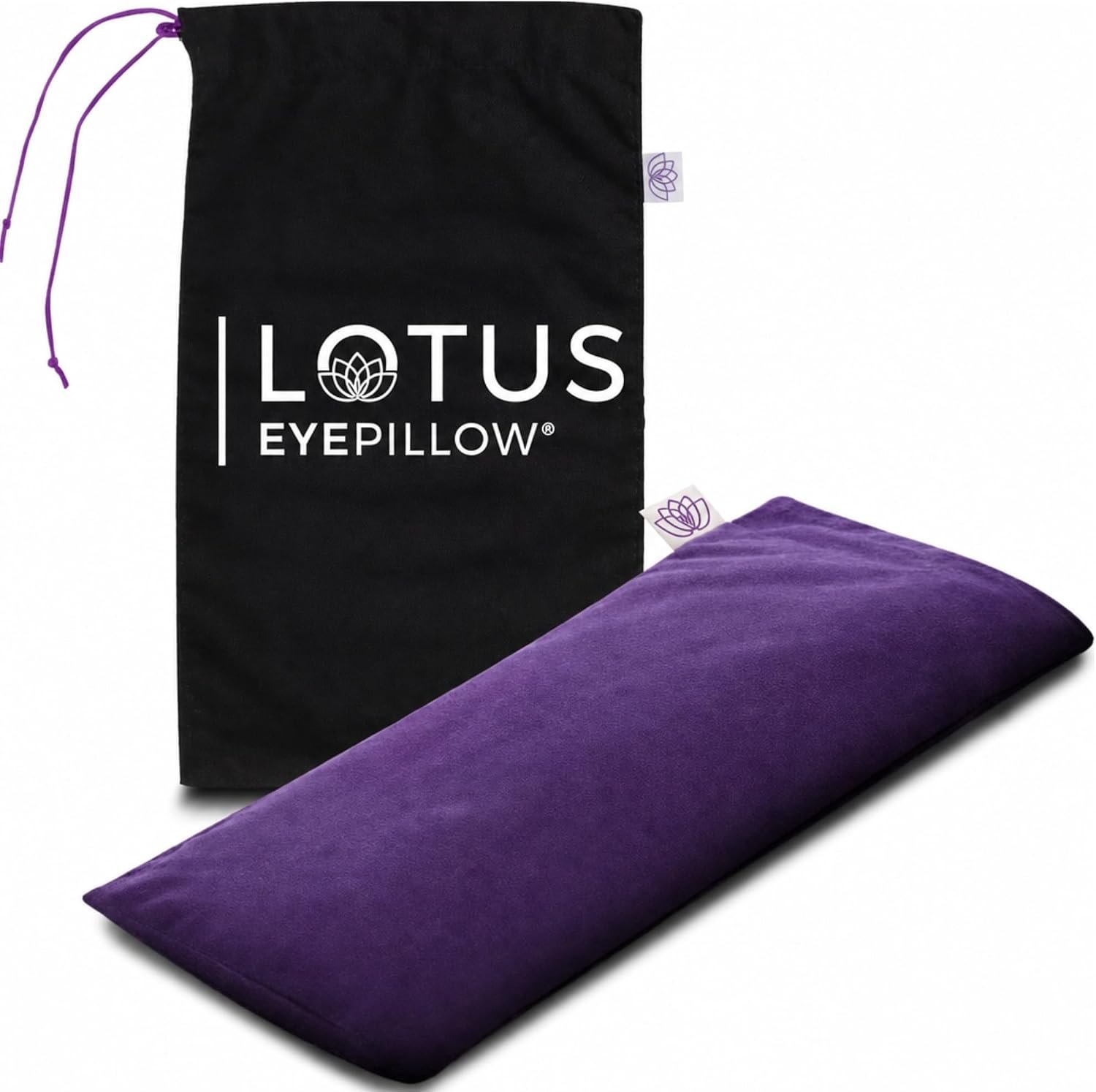 Lotus Lavender Eye Pillow – Weighted Eye Mask for Sleeping & Yoga