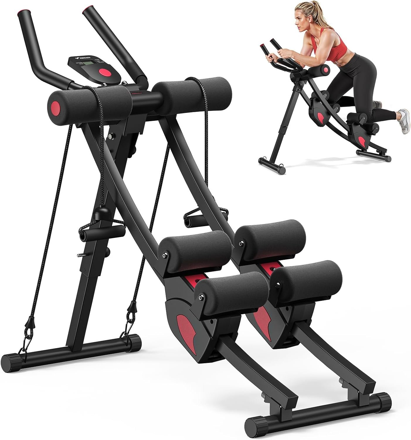 MERACH Ab Machine, Adjustable Ab Trainer Machine, AB Workout Equipment