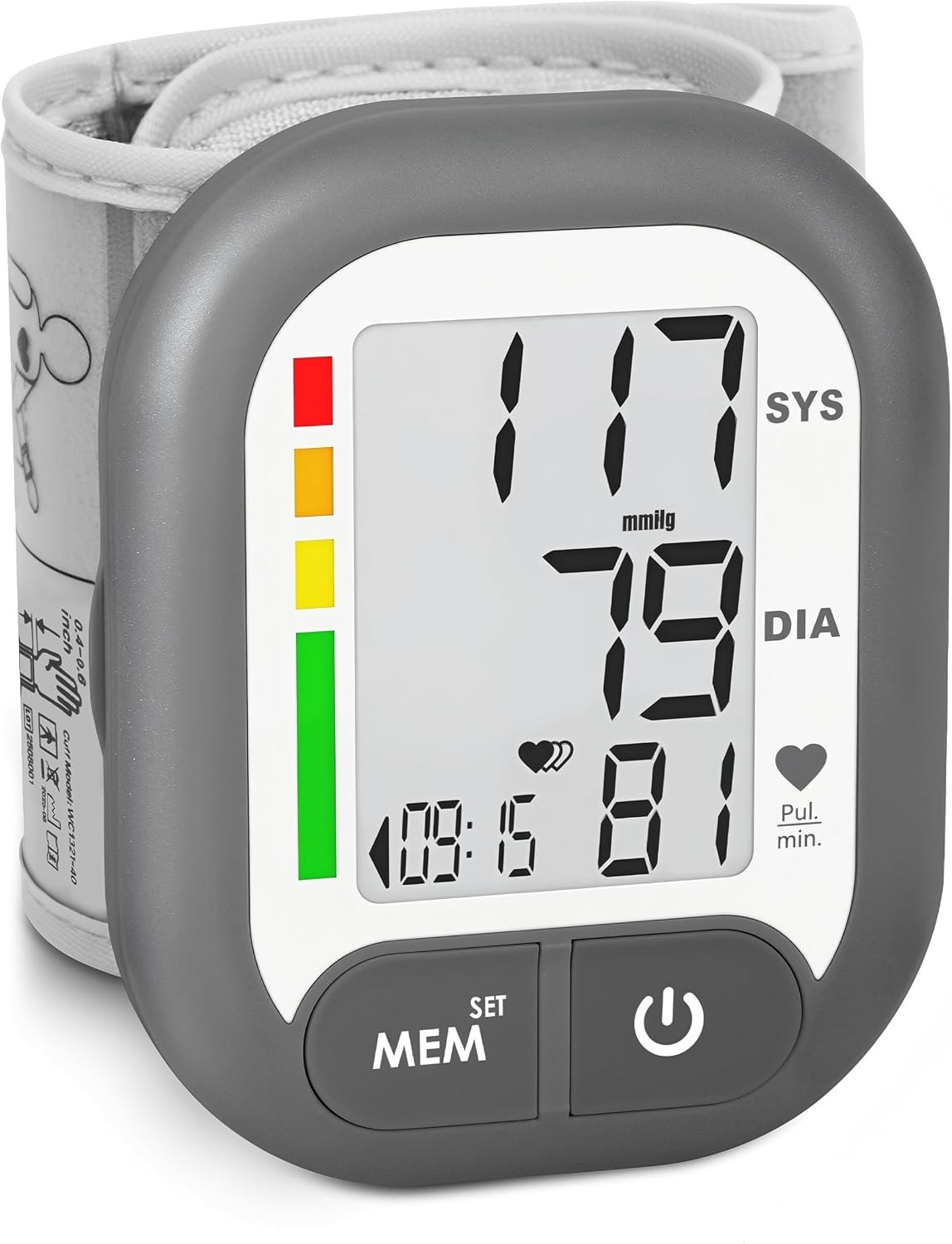 Blood Pressure Monitor FDA-Cleared Automatic BP Cuff for Home Use