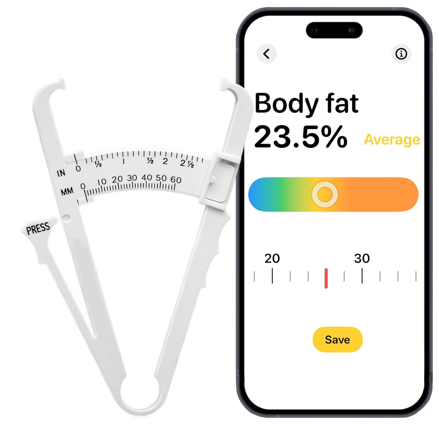 Analog Body Fat Caliper