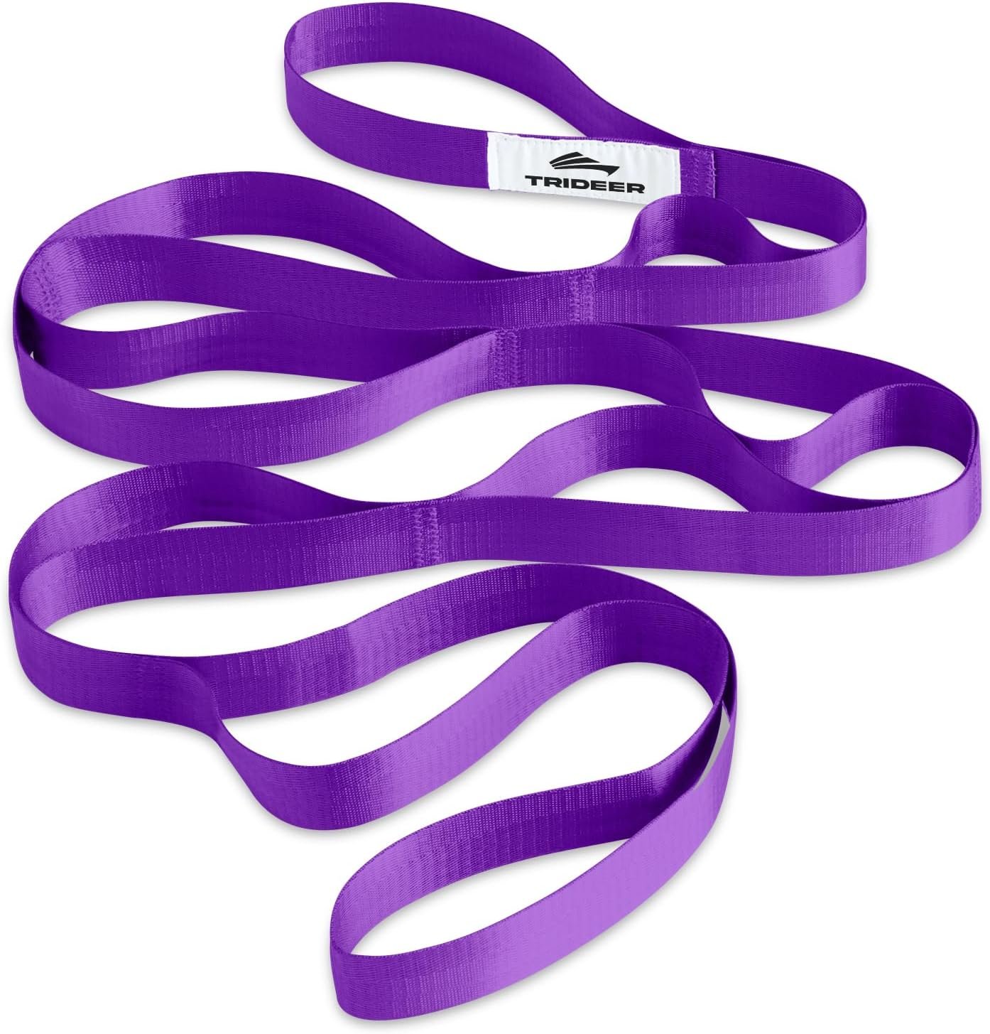 Trideer Stretching Strap with Loops, Yoga Strap, Stretch Bands for Exercise