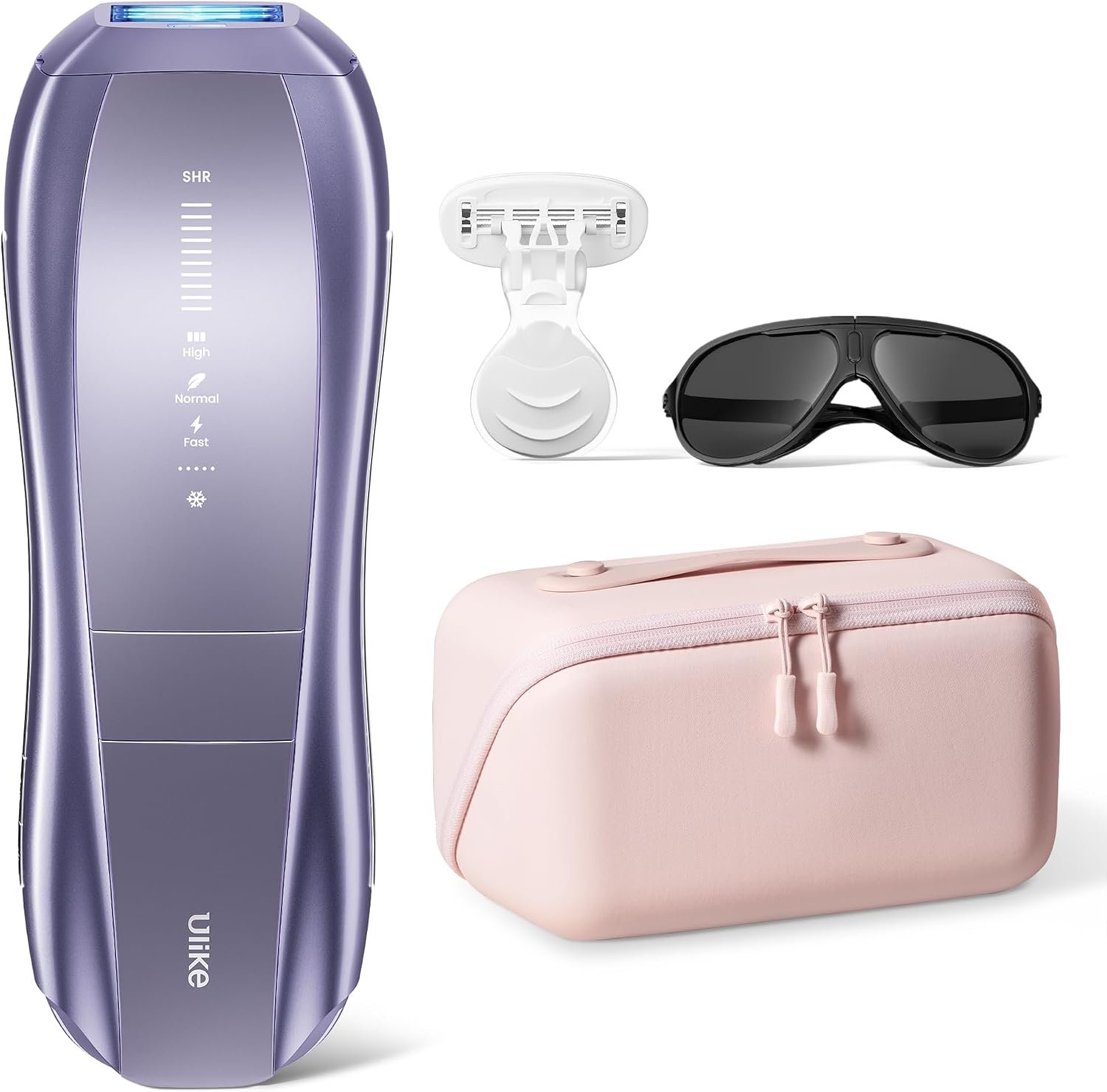 Ulike Laser Hair Removal Air 10 Deluxe Version IPL for for Women and Men with Ice-Cooling Technology, Nealy Painless and Permanent Hair Reduction, at Home Hair Removal in 10mins with Skin Sensor