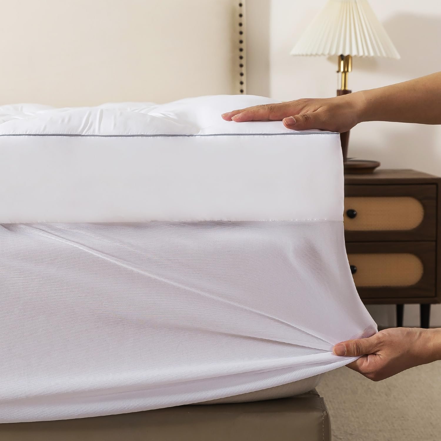 WhatsBedding 5 Inch Memory Foam Mattress Topper (Queen, 60×80),Deep Pocket