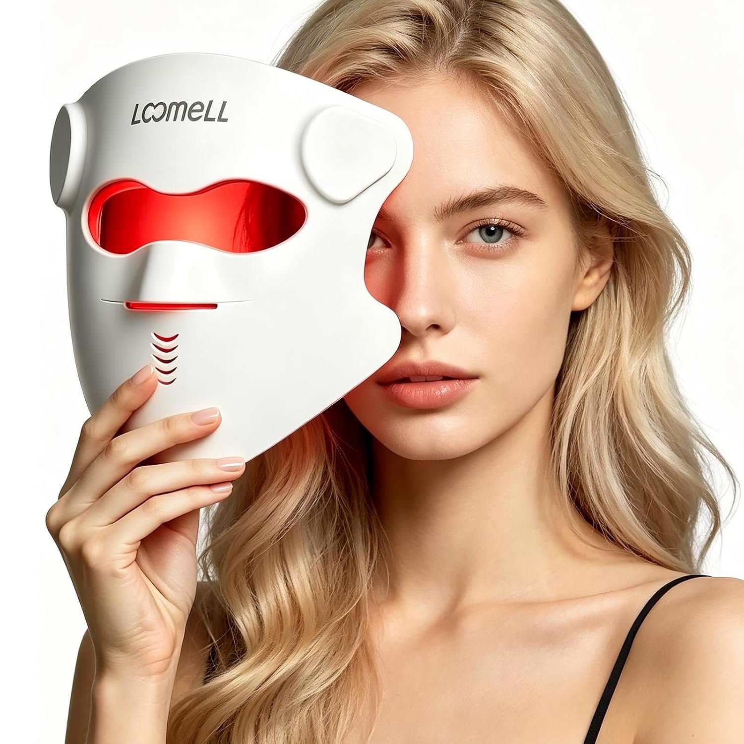 FDA-Cleared 4D Red Light Therapy Mask,9 Modes LED Face Mask