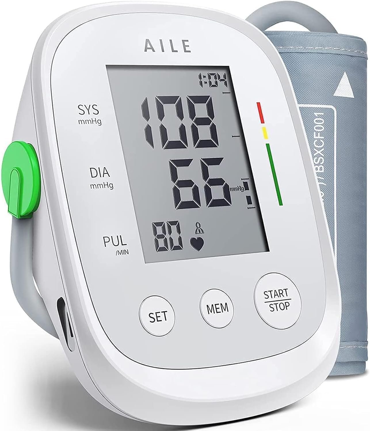 AILE FDA Cleared Blood Pressure Monitor – Home Monitoring 2×99 Memory Track
